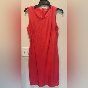 Beautiful sleeveless coral dress!